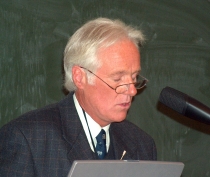 Prof. Dr. Böer beim Vortrag  (Foto: Andreas Wienecke)