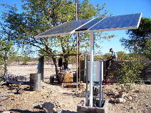 Die neue Solaranlage am Lapa Brunnen - Foto: Rainer Dieckhoff