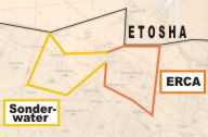 Lageskizze Farm Sonderwater und ERCA